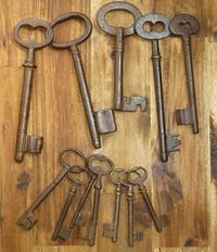 Antique Keys - which key for which castle or manor house?