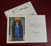 Royal Thank You Card from HM King Charles III
