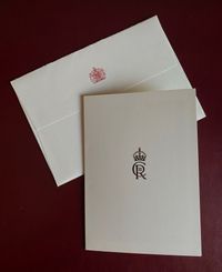 Royal Thank You Card from HM King Charles III
